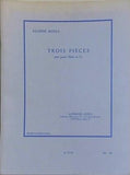 楽譜・スコア 3つの小品 Trois Pieces フルート4重奏 Flute Quartet ウジェーヌ・ボザ Eugène Bozza Alphonse Leduc