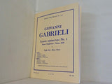楽譜・スコア FOR BRASS No.143 GIOBANNI GABRIELI Canzon septimi toni No.1 Eight-Part Brass Choir ジョヴァンニ・ガブリエーリ 第7旋法のカンツォン第1番