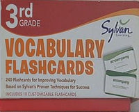 3rd Grade Vocabulary Flashcards: 240 Flashcards for Improving Vocabulary Based on Sylvan's Proven Techniques for Success  Sylvan Language Arts Flashcards