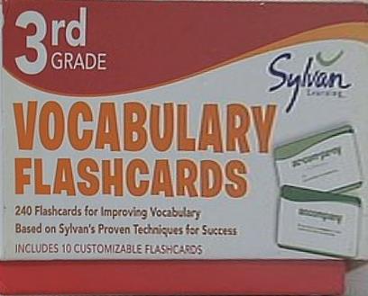 3rd Grade Vocabulary Flashcards: 240 Flashcards for Improving Vocabulary Based on Sylvan's Proven Techniques for Success  Sylvan Language Arts Flashcards