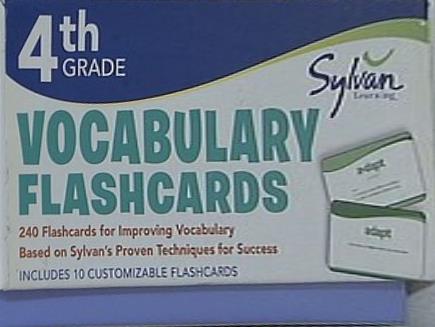 4th Grade Vocabulary Flashcards: 240 Flashcards for Improving Vocabulary Based on Sylvan's Proven Techniques for Success  Sylvan Language Arts Flashcards