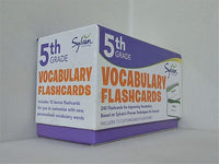 5th Grade Vocabulary Flashcards: 240 Flashcards for Improving Vocabulary Based on Sylvan's Proven Techniques for Success  Sylvan Language Arts Flashcards