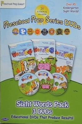 プリスクール・プレップ・シリーズ 見て覚えるサイトワード Preschool Prep Series Sight Words Pack Meet the Sight Words