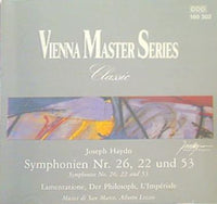 Vienna Master Series: Symphonies No. 26  22 and 53 Musici di San Marco