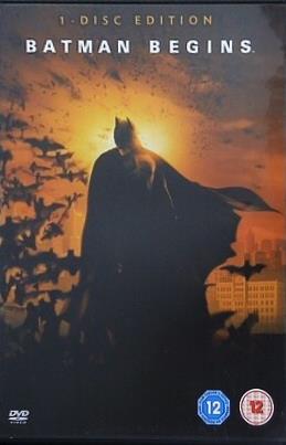バットマン ビギンズ Batman Begins 1 Disc Edition  DVD   2005 Christian Bale