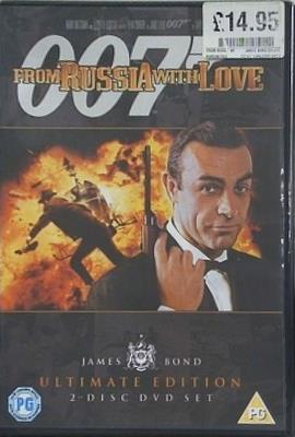 ジェームズ・ボンド James Bond From Russia With Love  Ultimate Edition 2 Disc Set   DVD   1963 