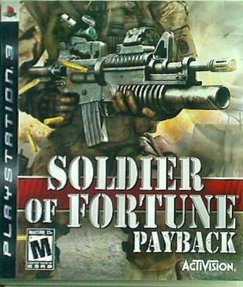 ソルジャーオブフォーチュン ペイバック PS3 Soldier Of Fortune Payback Playstation 3 