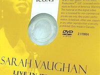 ジャズ・アイコンズ サラ・ヴォーン Jazz Icons: Sarah Vaughan Live in '58 ＆ '64 Sarah Vaughan