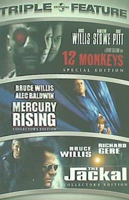 12 モンキーズ 12 Monkeys Mercury Rising The Jackal  Three-Pack Bruce Willis