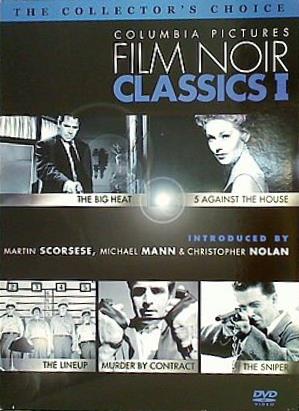 コロンビア映画フィルム ノワールクラシックス1 グレンフォード キムノヴァク Columbia Pictures Film Noir Classics I  The Big Heat 5 Against the House The Lineup Murder by Contract The Sniper Arthur Franz
