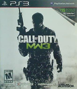 コール オブ デューティ モダン・ウォーフェア3 PS3 Call of Duty: Modern Warfare 3 with DLC –  AOBADO オンラインストア