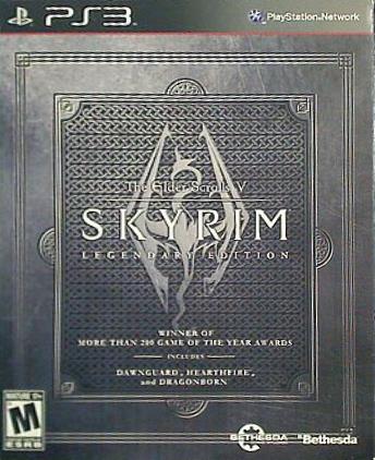 スカイリム エルダー・スクロールズV PS3 The Elder Scrolls V: Skyrim Legendary Edition Playstation 3 Bethesda Softworks Inc