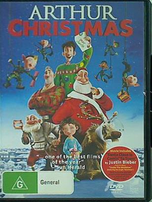 アーサークリスマス ジェームズマカヴォイ ヒューローリー Arthur Christmas   NON-USA Format   PAL   Region 4 Import Australia Sarah Smith