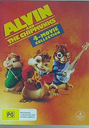 アルビン＆ザ・チップマンクス Alvin and the Chipmunks 4-Movie Collection   NON USA Format   Region 4 Import Australia 