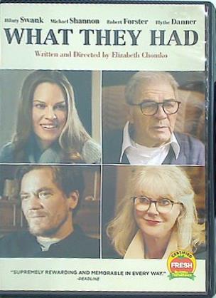 ディア・ファミリー あなたを忘れない What They Had  DVD Hilary Swank