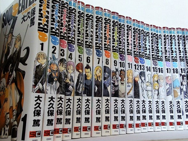 ソウルイーター  大久保 篤 １巻-２５巻。一部の巻に帯付属。