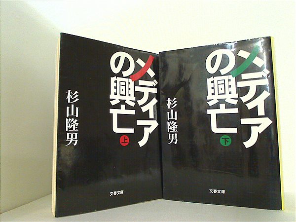 メディアの興亡 文春文庫 杉山 隆男 上下巻。