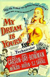 ドリス・デイ ジャック・カーソン リー・ボウマン 夢は心の中に My Dream Is Yours Doris Day Jack Carson Lee Bowman