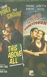 地上最大の作戦 ジョーン フォンテイン タイロン パワー THIS ABOVE ALL SECOND HONEYMOON
