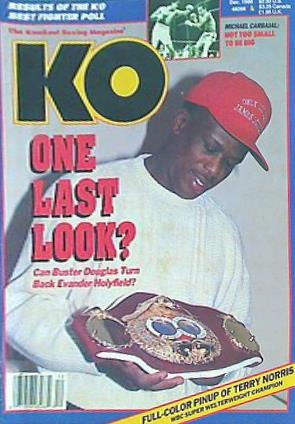 KO The Knockout Boxing Magazine Dec.1990