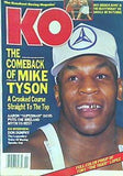 KO The Knockout Boxing Magazine Nov.1990 MIKE TYSON
