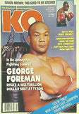KO The Knockout Boxing Magazine Feb. 1990