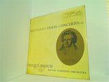 BEETHOVEN VIOLIN CONCERTO HEIFETZ MUNCH