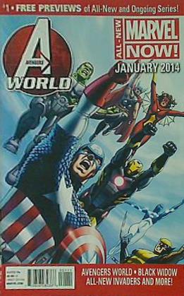 アメコミ Avengers World #1 PREVIEWS of All-New and Ongoing Series！ JANUARY 2014