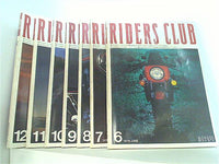 RIDERS CLUB 1978年号 ６月号-１２月号。６月号が創刊号。