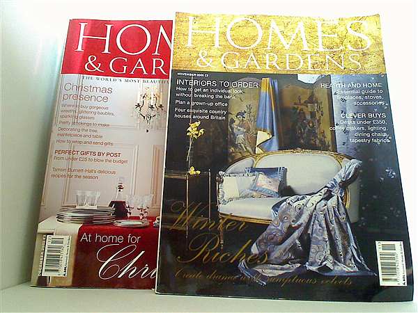 HOMES＆GARDENS 2003年号 １１月号-１２月号。