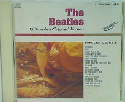 The Beatles POPULAR BIG HITS 18 Numbers Original Version YESTERDAY
