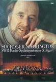 SIR ROGER NORRINGTON SWR Radio-Sinfonieorchester Stuttgart Japan Tour November 8-192001