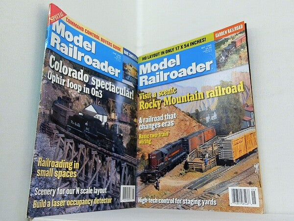 Model Railroader 1999年号 ５月号-６月号。