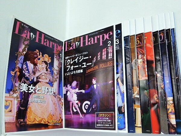 ラ・アルプ La Harpe 2015年号 １月号-７月号,９月号-１２月号。