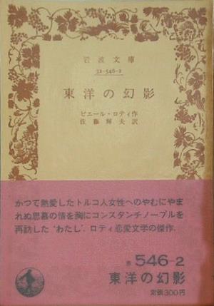 東洋の幻影 ビニール・ロティ作 佐藤輝夫 訳 岩波文庫