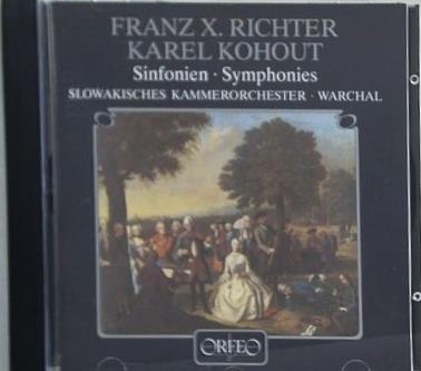 Franz Xaver Richter/Karel Kohout Symphonies