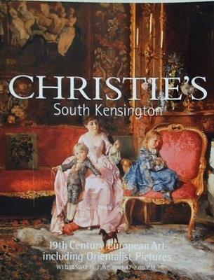 図録・カタログ CHRISTIE'S South Kensington 19th Century European Art including Orientalist Pictures WEDNESDAY 18 JUNE 2003 AT 2.00 P.M