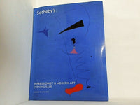 図録・カタログ Sotheby's IMPRESSIONIST ＆ MODERN ART EVENING SALE LONDON 19 JUNE 2012
