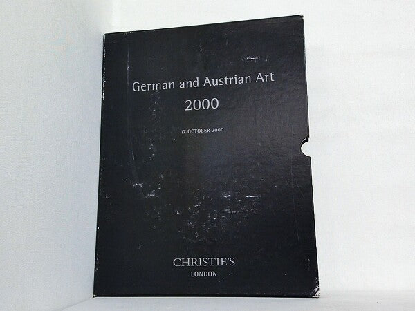 図録・カタログ Christie's London German ＆ Austrian Art 2000 17 OCTOBER 2000 １巻-２巻。BOXケース付属。