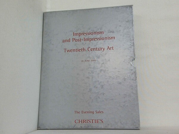 図録・カタログ Christie's Impressionist and Post-Impressionism 28 June 2000 ２点。BOXケース付属。
