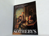 図録・カタログ SOTHEBY'S THE BRITISH SALE: PART II PAINTINGS DRAWINGS AND WATERCOLOURS LONDON THURSDAY 15 JUNE 2000