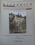 図録・カタログ CHRISTIE'S MAUERBACH BENEFIT SALE VIENNA 29 and 30 OCTOBER 1996