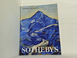図録・カタログ SOTHEBY'S SCHWEIZER KUNST ZURICH MONTAG 29 Mai 2000