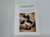 図録・カタログ CHRISTIE'S Sporting art dogs and cats London Thursday October 17th 1996