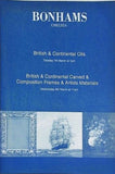 図録・カタログ BONHAMS CHELSEA British ＆ Continental Oils Carved ＆ Composition Frames ＆ Artists Materials march 2000