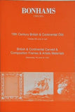 図録・カタログ BONHAMS CHELSEA 19th Century British ＆ Continental Oils  Carved ＆ Composition Frames ＆ Artists Materials june 2000