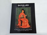 図録・カタログ BONHAMS CHELSEA PICTURES FROM THE SIMON CARTER GALLERY january 1998