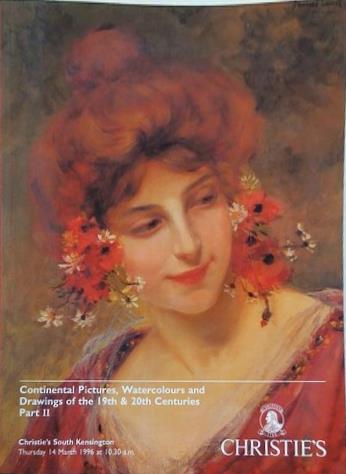 図録・カタログ Christie's South Kensington Drawings of the 19th ＆ 20th Centuries Part2 March 1996