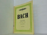 BACH SUITE h-moll Bminor si mincur Flöte und Klavier ペータース版