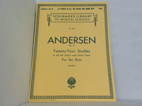 楽譜・スコア Andersen. Op. 21. 24 STUDIES IN ALL THE MAJOR AND MINOR KEYS Flute SCHIRMER'S LIBRARY OF MUSICAL CLASSICS Vol.1671 アンデルセン: フルートのための24の練習